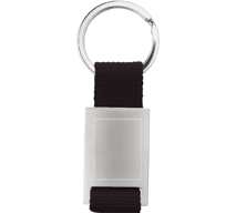 rectangular metal key ring